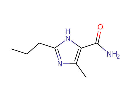 Molecular Structure of 865444-88-8 (1H-Imidazole-5-carboxamide,  4-methyl-2-propyl-)