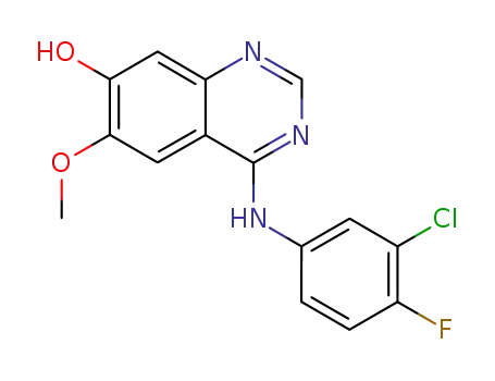 4-((3-chloro-4-fluorophenyl)amino)-6-methoxyquinazolin-7-ol