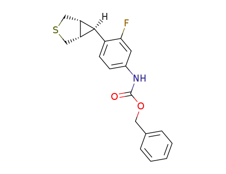benzyl 3-fluoro-4-[(1α,5α,6β)-3-thiabicyclo[3.1.0]hex-6-yl]phenylcarbamate