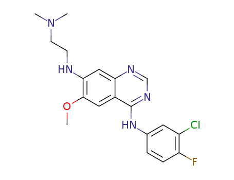 N4-(3-chloro-4-fluoro-phenyl)-N7-(2-dimethylamino-ethyl)-6-methoxy-quinazoline-4,7-diamine