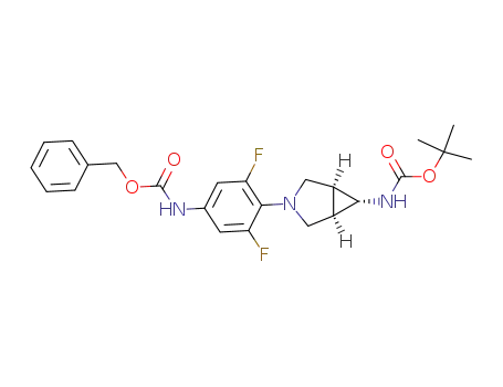 [(1α,5α,6α)-3-(4-benzyloxycarbonylamino-2,6-difluorophenyl)-3-azabicyclo[3.1.0]hex-6-yl]carbamic acid tert-butyl ester