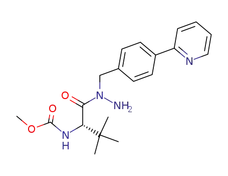 {2,2-dimethyl-1-[N-(4-pyridin-2-yl-benzyl)-hydrazinocarbonyl]-propyl}-carbamic acid methyl ester