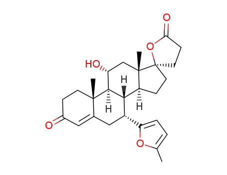 11α,17β-dihydroxy-7α-(5'-methyl-2'-furyl)-3-oxo-pregn-4-ene-21-carboxylic acid γ-lactone