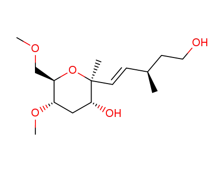 (2S,3R,5S,6R)-2-((E)-(R)-5-Hydroxy-3-methyl-pent-1-enyl)-5-methoxy-6-methoxymethyl-2-methyl-tetrahydro-pyran-3-ol