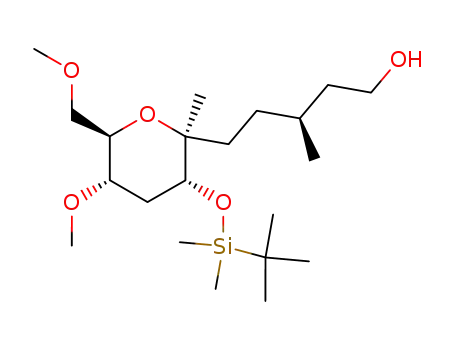 (S)-5-[(2S,3R,5S,6R)-3-(tert-Butyl-dimethyl-silanyloxy)-5-methoxy-6-methoxymethyl-2-methyl-tetrahydro-pyran-2-yl]-3-methyl-pentan-1-ol