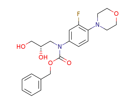 ((S)-2,3-Dihydroxy-propyl)-(3-fluoro-4-morpholin-4-yl-phenyl)-carbamic acid benzyl ester