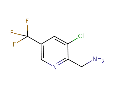 Molecular Structure of 175277-74-4 (2-(AMINOMETHYL)-3-CHLORO-5-(TRIFLUOROMETHYL)-PYRIDINE HYDROCHLORIDE)