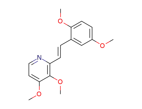 (E)-2-aza-2',5,5',6-tetramethoxystilbene