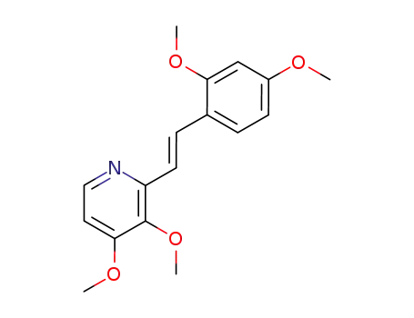 (E)-2-aza-2',4',5,6-tetramethoxystilbene