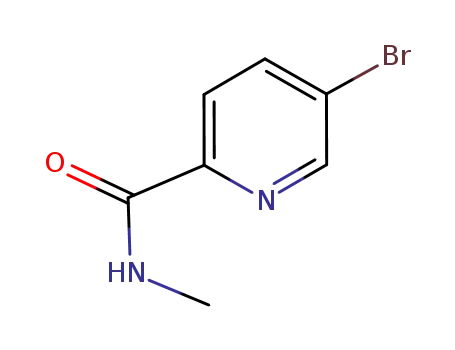 Molecular Structure of 845305-87-5 (N-Methyl 5-bromopicolinamide)