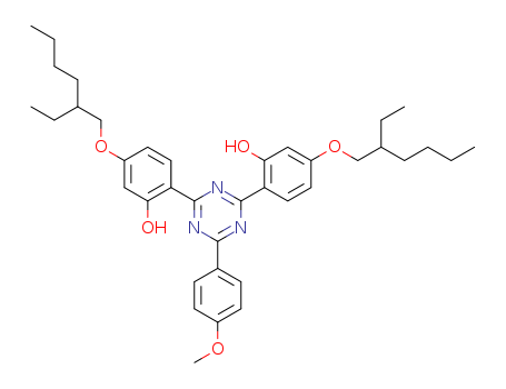 187393-00-6,BIS-ETHYLHEXYLOXYPHENOL METHOXYPHENYL TRIAZINE,2,2'-(6-(4-Methoxyphenyl)-1,3,5-triazine-2,4-diyl)bis(5-((2-ethylhexyl)oxy)phenol);Bis-ethylhexyloxyphenol methoxyphenyl triazine;UNII-PWZ1720CBH;Tinosorb S;BEMT;