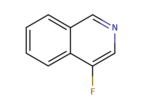 Molecular Structure of 394-67-2 (4-Fluoroisoquinoline)