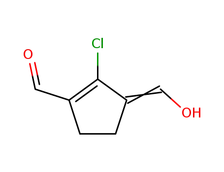 2-formyl-5-hydroxylyden-1-chlorocyclopenten