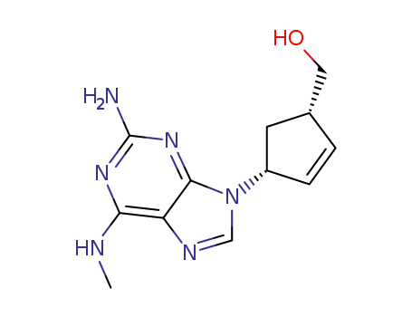 (+/-)-cis-4-(2-Amino-6-methylamino-9H-purin-9-yl)-2-cyclopentene-1-methanol
