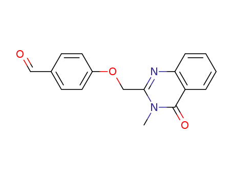 4-((3-methyl-4-oxo-3,4-dihydroquinazolin-2-yl)methoxy)benzaldehyde