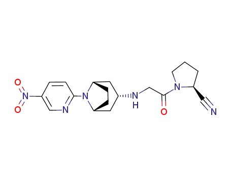 (2S)-1-(2-{[8-(5-nitropyridin-2-yl)-8-azabicyclo[3.2.1]oct-3-yl]exo-amino}acetyl)pyrrolidine-2-carbonitrile