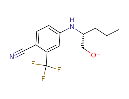 (R)-4-(1-hydroxymethyl-butylamino)-2-trifluoromethyl-benzonitrile