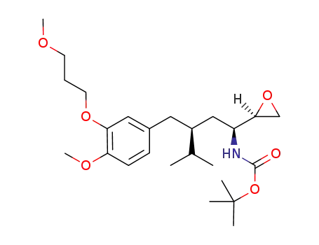 tert-butyl (1S,3S)-3-(3-(3-methoxypropoxy)-4-methoxybenzyl)-4-methyl-1-((R)-oxiran-2-yl)pentylcarbamate