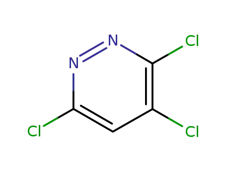 Molecular Structure of 6082-66-2 (3,4,6-Trichloropyridazine)