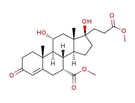 dimethyl 11α17-dihydroxy-3-oxo-17α-pregn-4-ene-7α,21-dicarboxylate