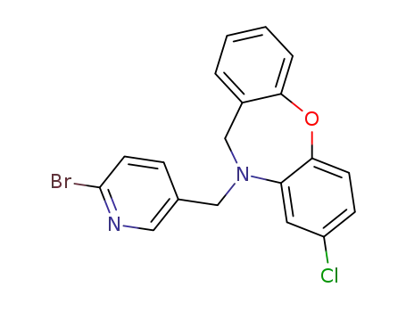 10-[(2-bromo-5-pyridinyl)methyl]-8-chloro-10,11-dihydrodibenz[b,f][1,4]oxazepine