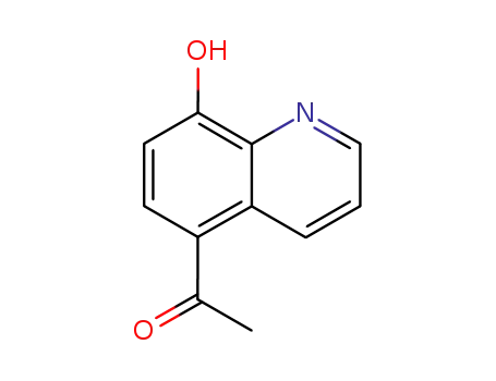 Molecular Structure of 2598-31-4 (1-(8-hydroxyquinolin-5-yl)ethanone)
