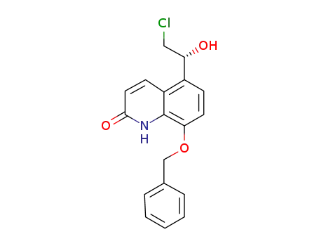 8-(phenylmethoxy)-5-((R)-2-chloro-1-hydroxy-ethyl)-(1H)-quinolin-2-one
