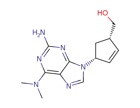 ((1S,4R)-4-(2-amino-6-(dimethylamino)-9H-purin-9-yl)cyclopent-2-en-1-yl)methanol