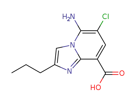 5-amino-6-chloro-2-propylimidazo[1,2-a]pyridine-8-carboxylic acid