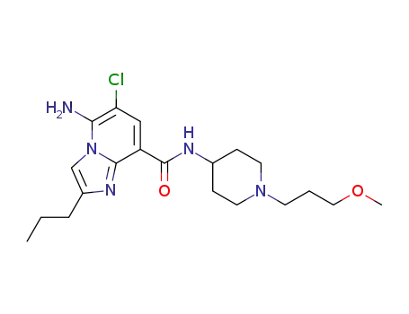 5-amino-6-chloro-2-propyl-N-{1-[3-(methoxy)propyl]-4-piperidinyl}imidazo[1,2-a]pyridine-8-carboxamide
