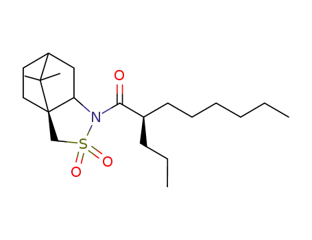 N-(2R-(2-propyl)octanoyl)-(1S)-(-)-2,10-camphorsultam