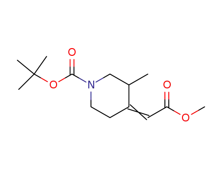 4-methoxycarbonylmethylene-3-methylpiperidine-1-carboxylic acid t-butyl ester