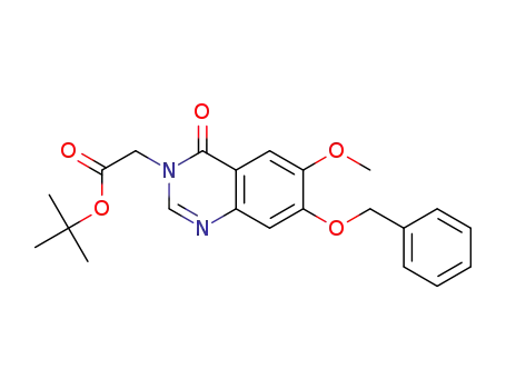 tert-butyl 2-[7-(benzyloxy)-6-methoxy-4-oxo-3(4H)-quinazolinyl]acetate