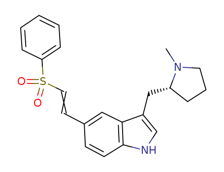 (R)-3-[(1-Methyl-2-pyrrolidinyl)methyl]-5-[2-(phenylsulfonyl)ethenyl]-1H-indole