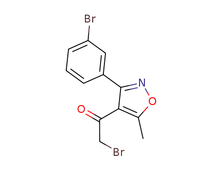 2-bromo-1-[3-(3-bromo-phenyl)-5-methyl-isoxazol-4-yl]-ethanone