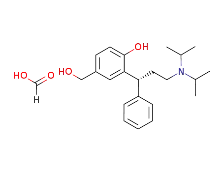 (R)-(+)-2-(3-diisopropylamino-1-phenylpropyl)-4-hydroxymethylphenol formate