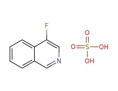 Molecular Structure of 906820-09-5 (4-fluoroisoquinoline sulfate)