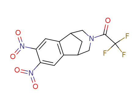 Molecular Structure of 230615-59-5 (2,3,4,5-Tetrahydro-7,8-dinitro-3-(trifluoroacetyl)-1,5-methano-1H-3-benzazepine)