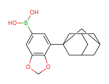 3-(1-adamantyl)-4,5-methylenedioxy-1-phenyl boronic acid