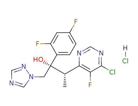 (2R,3R/2S,3S)-3-(4-Chloro-5-fluoropyrimidin-6-yl)-2-(2,4-difluorophenyl)-1-(1H-1,2,4-triazol-1-yl)butan-2-ol hydrochloride