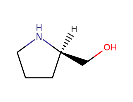 Molecular Structure of 68832-13-3 (D(-)Prolinol)