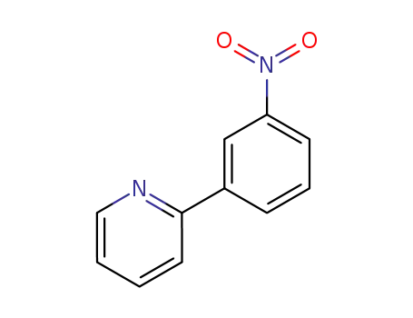 Molecular Structure of 4253-79-6 (2-(3-NITROPHENYL)PYRIDINE)