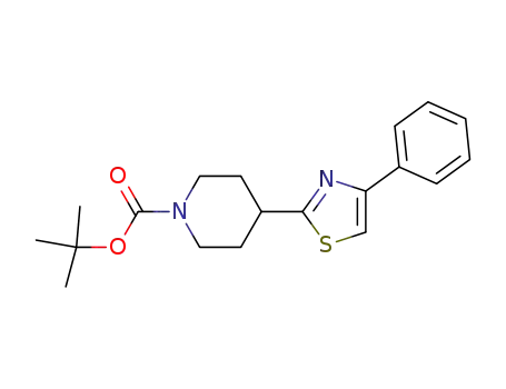 4-(4-phenylthiazol-2-yl)piperidine-1-carboxylic acid tert-butyl ester
