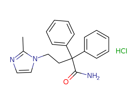 4-(2-methyl-1H-imidazol-1-yl)-2,2-diphenylbutanamidehydrochloride