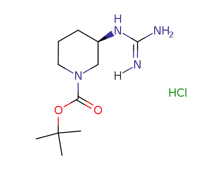tert-butyl (3R)-3-{[(Z)-amino(imino)methyl]amino}piperidine-1-carboxylate hydrochloride