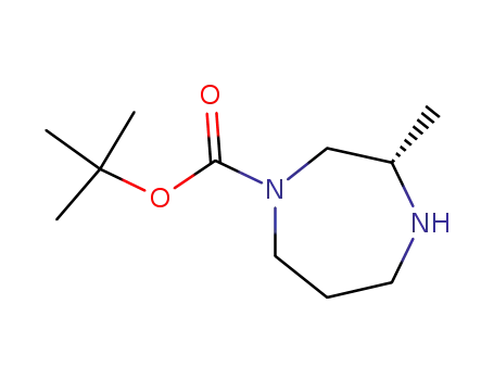 Molecular Structure of 194032-32-1 ((S)-1-Boc-2-methyl-[1,4]diazepane)