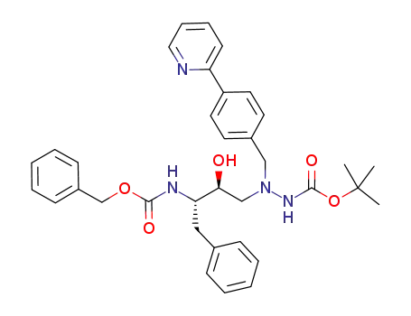 tert-butyl 2-((2S,3S)-2-hydroxy-4-phenyl-3-{[(benzyloxy)carbonyl]amino}butyl)-2-(4-pyridin-2-ylbenzyl)hydrazinecarboxylate