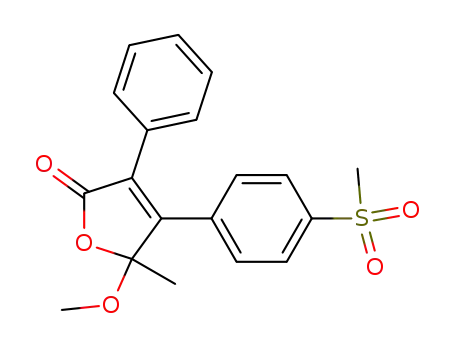 5-methoxy-5-methyl-4-(4-(methylsulfonyl)phenyl)-3-phenylfuran-2(5H)-one