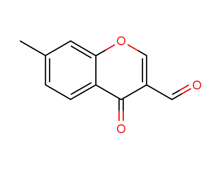 7-methyl-4-oxo-(4H)-1-benzopyran-3-carbaldehyde