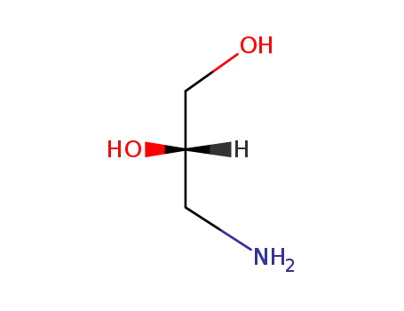 Molecular Structure of 61278-21-5 ((S)-3-Amino-1,2-propanediol)